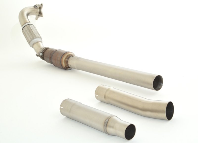 Friedrich Motorsport 76mm Downpipe mit 200 Zellen HJS Sport-Kat. Edelstahl 981032S-X3-DPKAHJS