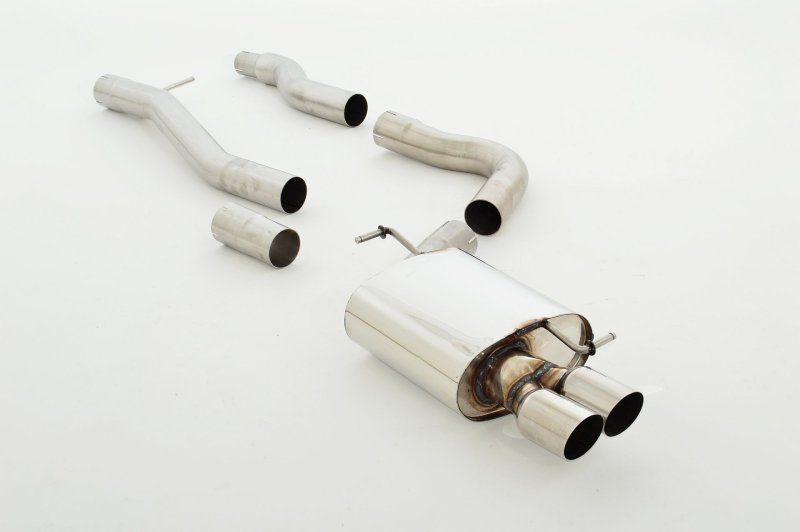 Friedrich Motorsport 76mm Anlage Edelstahl 981037A-x3-X