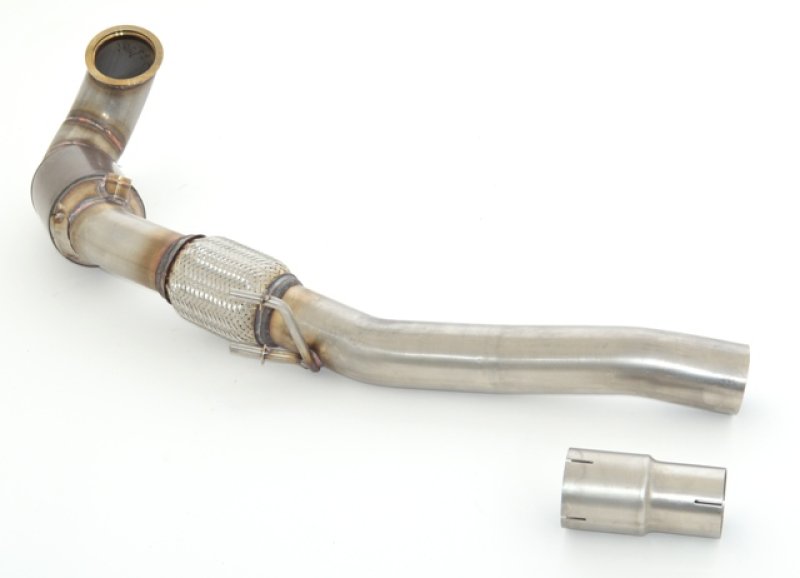 Friedrich Motorsport 76mm Downpipe mit Sport-Kat. Edelstahl 981042S-X3-DPKAHJS