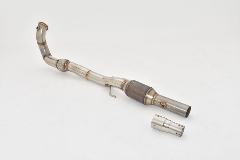 Friedrich Motorsport 76mm Downpipe mit 200 Zellen Sport-Kat. Edelstahl 981137T-X3-DPKATG