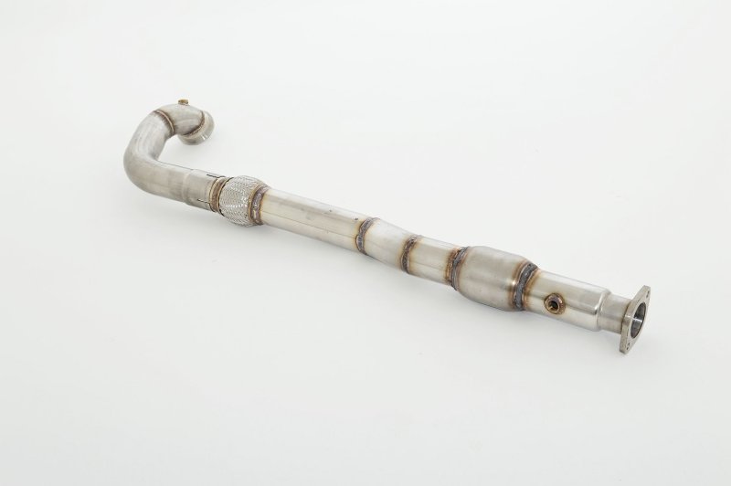 Friedrich Motorsport 76mm Downpipe mit 200 Zellen Sport-Kat. Edelstahl 981174T-X3-DPKA