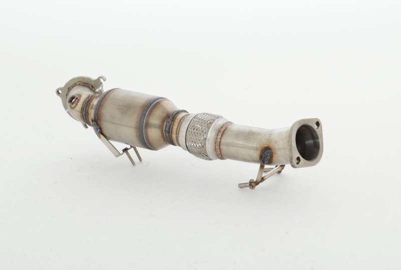 Friedrich Motorsport 76mm Downpipe mit 200 Zellen HJS Sport-Kat. Edelstahl 981202-DPKAHJS
