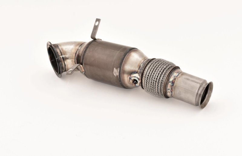 Friedrich Motorsport 76mm Downpipe mit 200 Zellen Sport-Kat. Edelstahl 981223T-X3-DPKATG