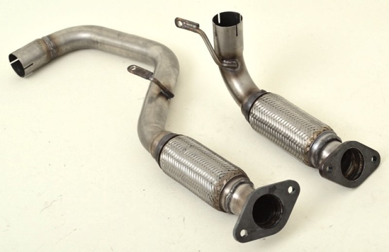 Friedrich Motorsport 55mm Hosenrohr mit Flexkorb Edelstahl 981233-HR