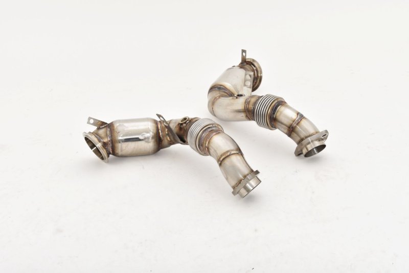 Friedrich Motorsport 70mm Downpipe-Satz mit 200 Zellen Sport-Kat. BMW X6 M 981340-DPKA