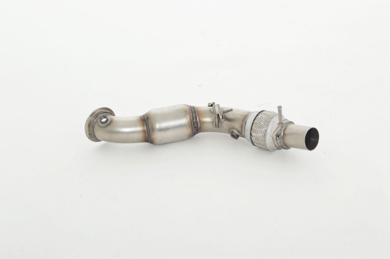 Friedrich Motorsport 76mm Downpipe mit 200 Zellen Sport-Kat. Edelstahl 981365-X3-DPKA