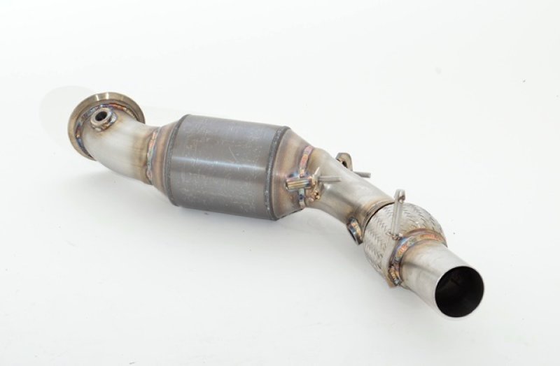 Friedrich Motorsport 76mm Downpipe mit 200 Zellen HJS Sport-Kat. Edelstahl 981365-X3-DPKAHJS