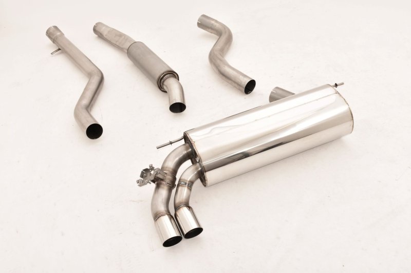 Friedrich Motorsport 76mm Anlage Edelstahl 981367KL-x3-X