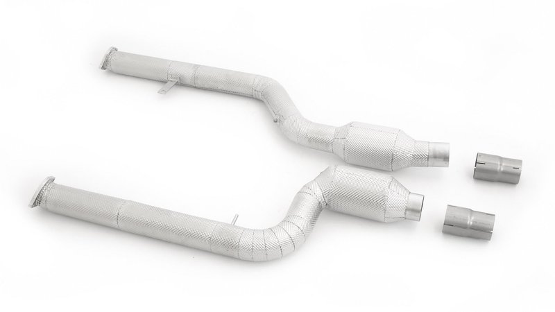 Friedrich Motorsport 2x76mm 200 Zellen Ottopartikelfilter Edelstahl 981378T-X3-OPF-TI