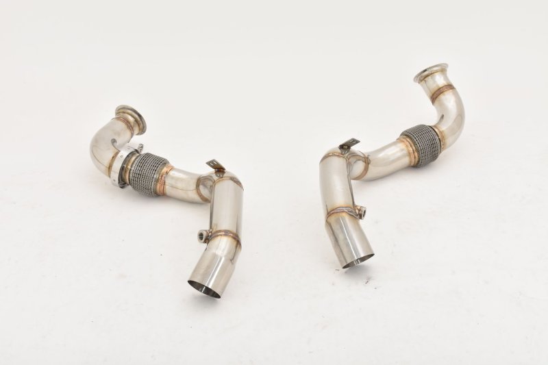 Friedrich Motorsport 76mm Downpipe-Satz Edelstahl 981390-X3-DP