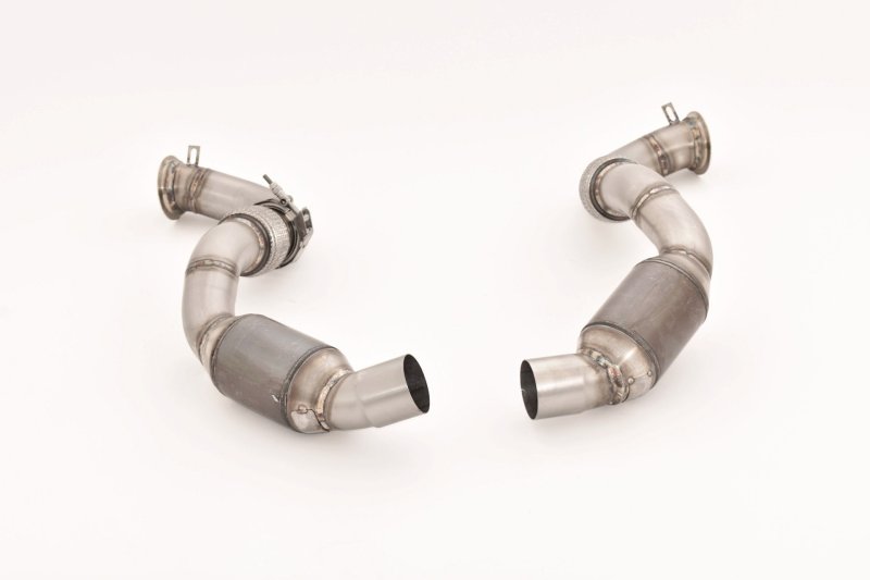 Friedrich Motorsport 76mm Downpipe-Satz mit 200 Zellen Sport-Kat. Edelstahl 981390-X3-DPKAEU6
