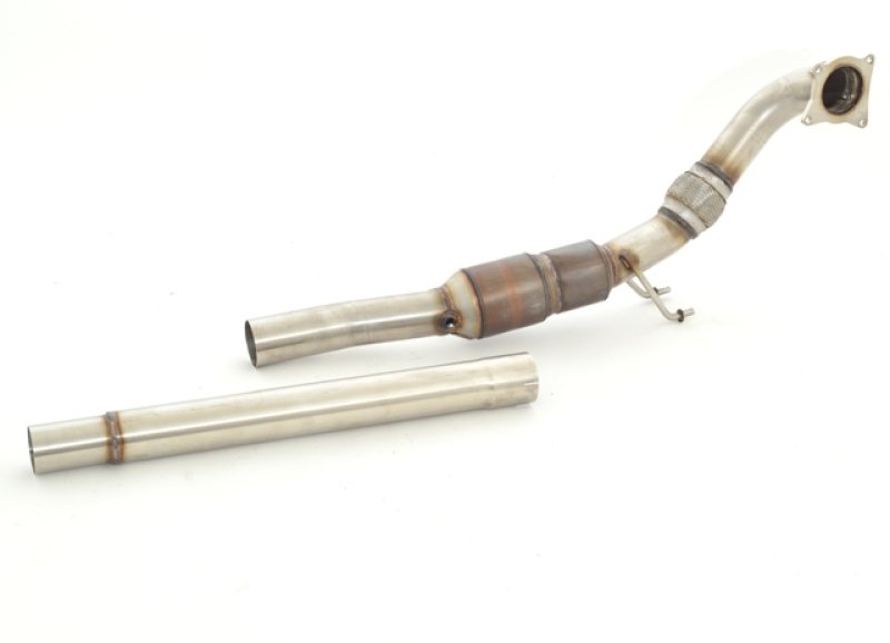Friedrich Motorsport 76mm Downpipe mit 200 Zellen HJS Sport-Kat. Edelstahl 981425AG-X3-DPKAHJS