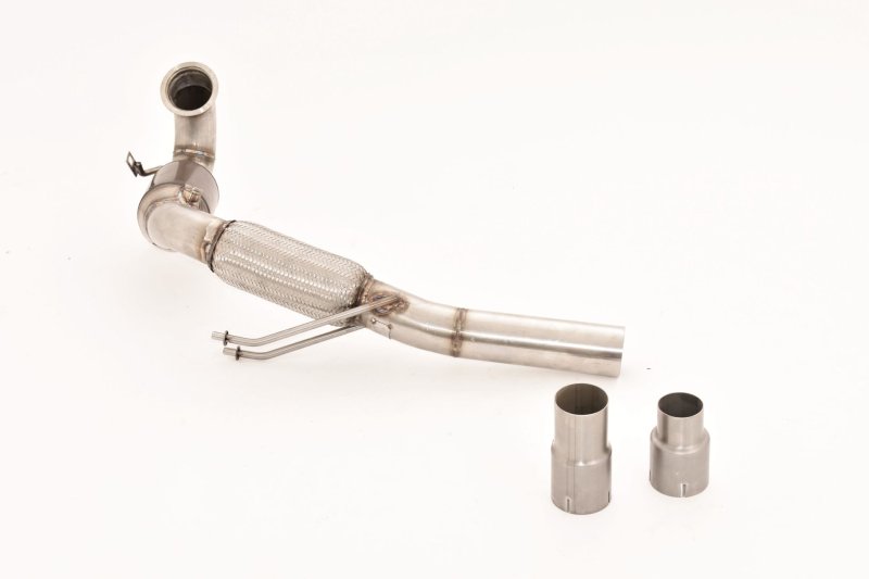 Friedrich Motorsport 76mm Downpipe mit Sport-Kat. Edelstahl 981438G-X3-DPKATG
