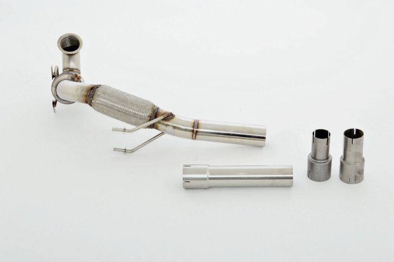 Friedrich Motorsport 76mm Downpipe mit Sport-Kat. Edelstahl 981444G-X3-DPKATG