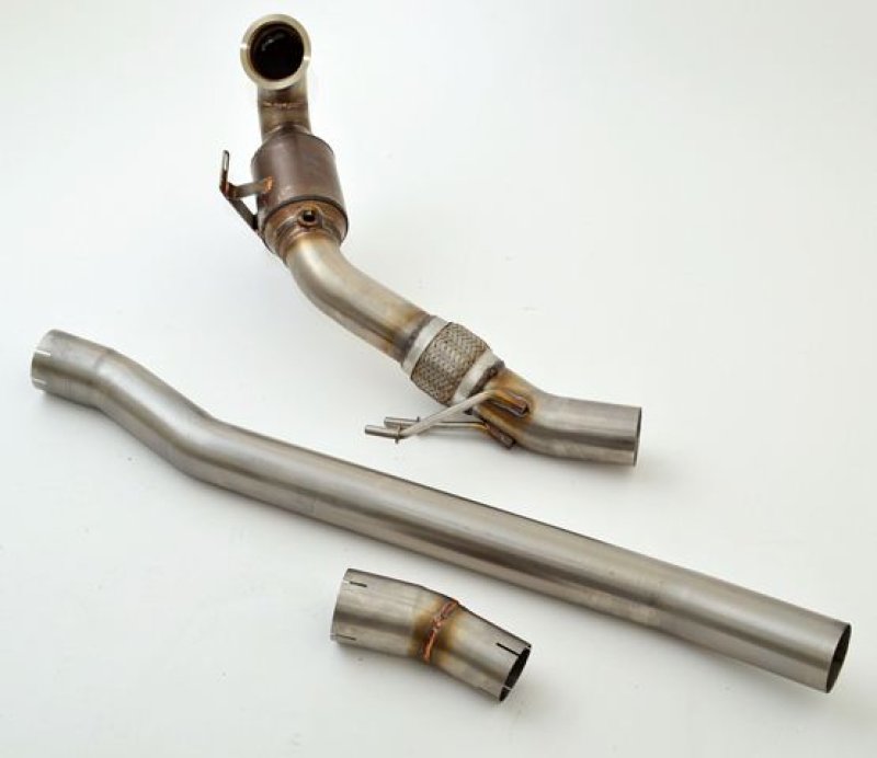 Friedrich Motorsport 76mm Downpipe mit 200 Zellen HJS-Sport-Kat. VW Golf 7 R S3 Leon ST 981450R-X3-DPKAHJS
