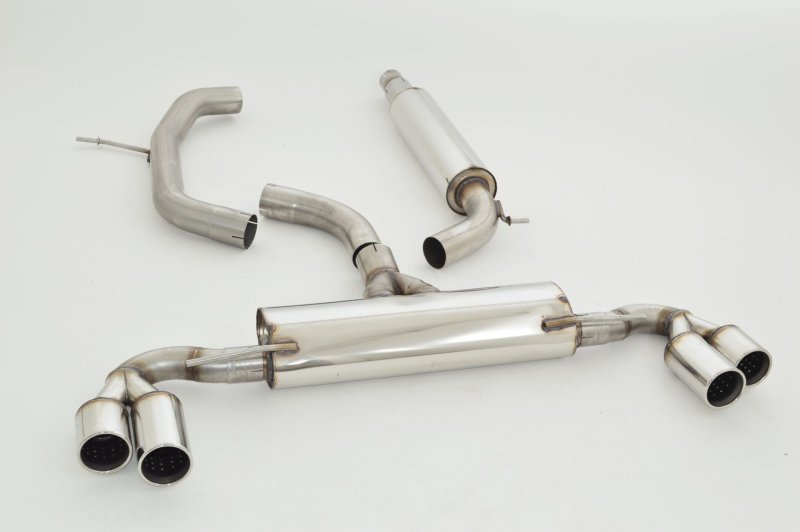 Friedrich Motorsport 76mm Duplex-Anlage Audi TT 8J Frontantrieb 991029A-x3-X