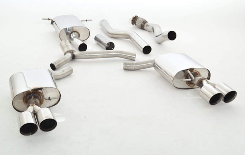 Friedrich Motorsport 76mm Duplex-Anlage Audi A5 B8 Sportback Frontantrieb und Quattro 991034SL-x3-X