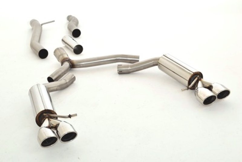 Friedrich Motorsport 76mm Duplex-Anlage Edelstahl 991037ASL-x3-X