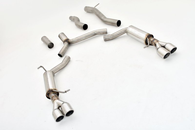Friedrich Motorsport 76mm Duplex-Anlage Audi A5 B8 Sportback Frontantrieb und Quattro 991038ASL-x3-X