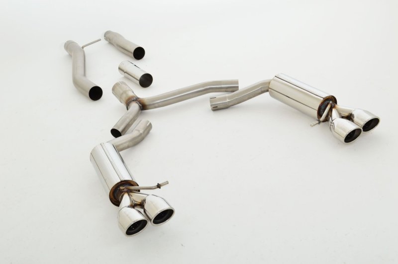 Friedrich Motorsport 76mm Duplex-Anlage Audi A5 B8 Sportback Frontantrieb und Quattro 991038SL-x3-X