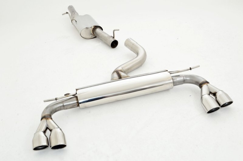 Friedrich Motorsport 76mm Duplex-Anlage Audi A3 8V 3-Türer Quattro 991052TSL-x3-X