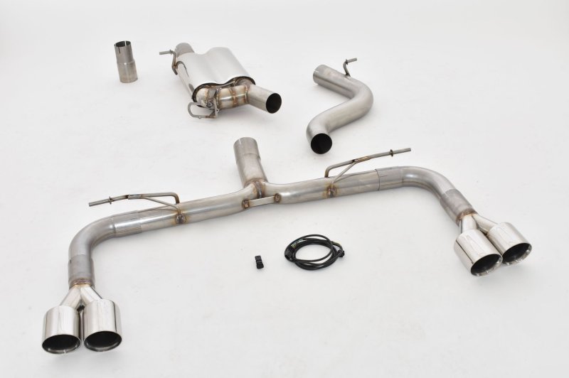 Friedrich Motorsport 76mm Duplex-Anlage mit originaler Klappensteuerung Audi S3 8V Limousine Quattro 991068SKL-x3-X