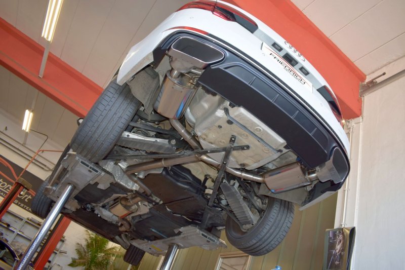 Friedrich Motorsport 76mm Duplex-Anlage Audi A4 B9 (B8/8W) Limousine und Avant Quattro 991076T-x3