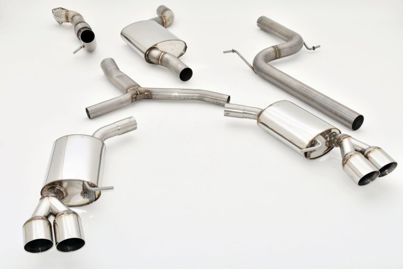 Friedrich Motorsport 76mm Duplex-Anlage Audi A5 B9 (F5/B8) Coupe und Cabrio 991077AT-x3-X