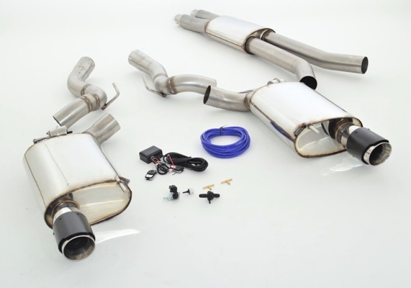 Friedrich Motorsport 76mm Duplex-Anlage mit Klappensteuerung Ford Mustang Cabrio 991206AKL-x3-X