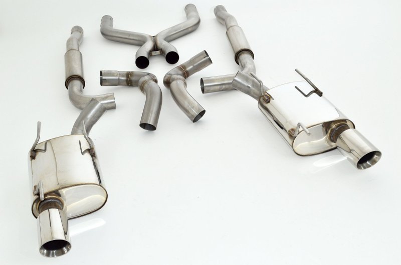 Friedrich Motorsport 76mm Duplex-Anlage Ford Mustang 5 Facelift (S197) 991208-x3-X
