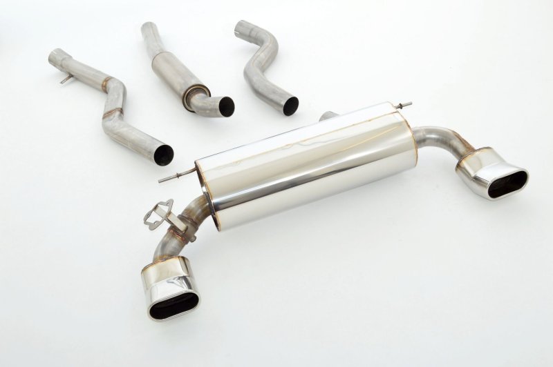 Friedrich Motorsport 76mm Duplex-Anlage Edelstahl 991367KL-x3-X