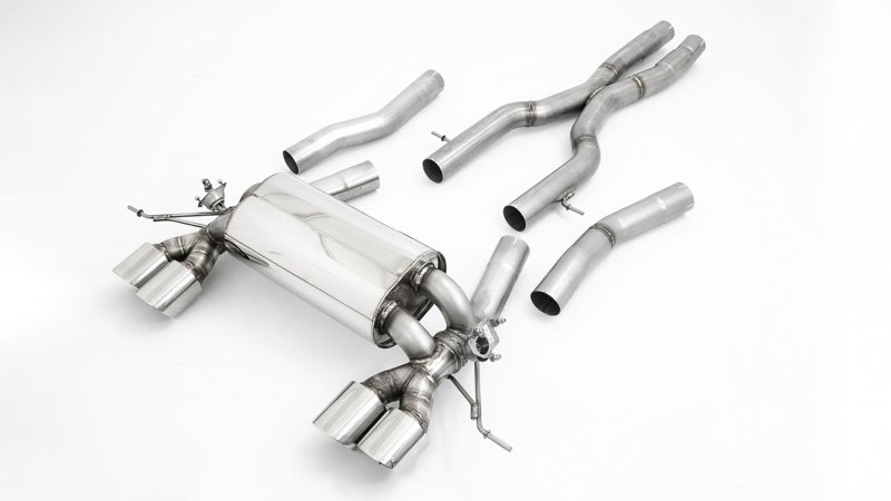 Friedrich Motorsport 2x76mm Duplex-Anlage Edelstahl 991378TKL-X3-X