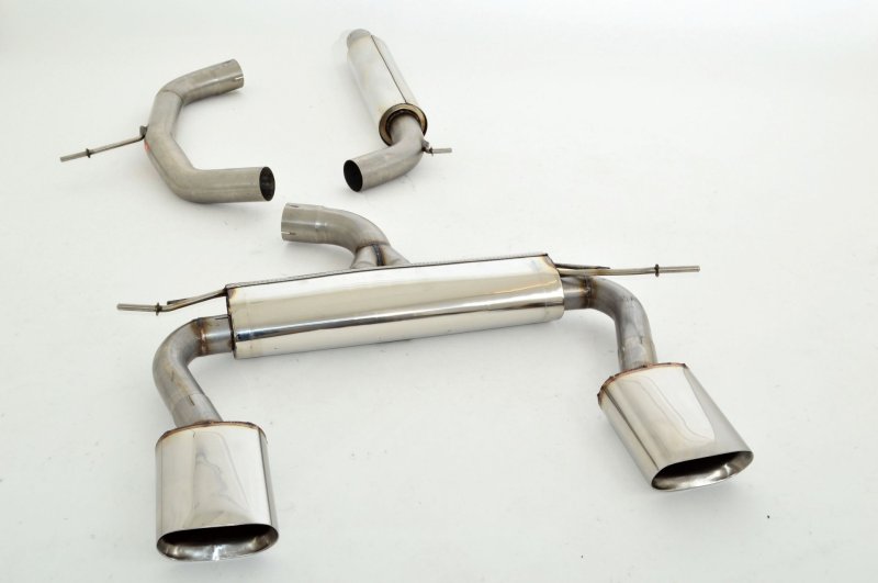 Friedrich Motorsport 76mm Duplex-Anlage VW EOS 991433T-x3-X