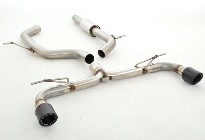 Friedrich Motorsport 76mm Duplex-Anlage Edelstahl 991450AG-x3-X