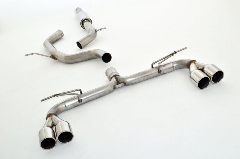 Friedrich Motorsport 76mm Duplex-Anlage Edelstahl 991450ARLD-x3-X