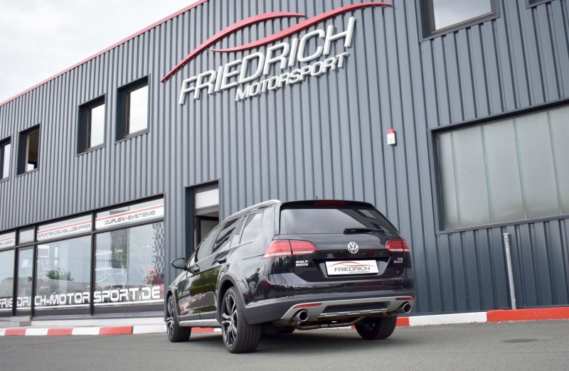 Friedrich Motorsport 76mm Duplex-Anlage VW Golf VII Variant Alltrack 991452XT-X3-X