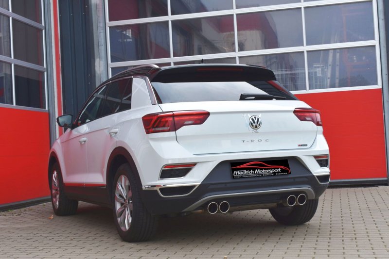 Friedrich Motorsport 76mm Duplex-Anlage VW T-ROC 4motion 991455O-x3-X