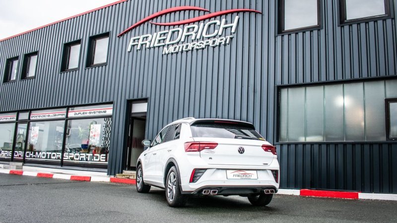 Friedrich Motorsport 76mm Duplex-Anlage VW T-ROC 4motion 991455PO-X3