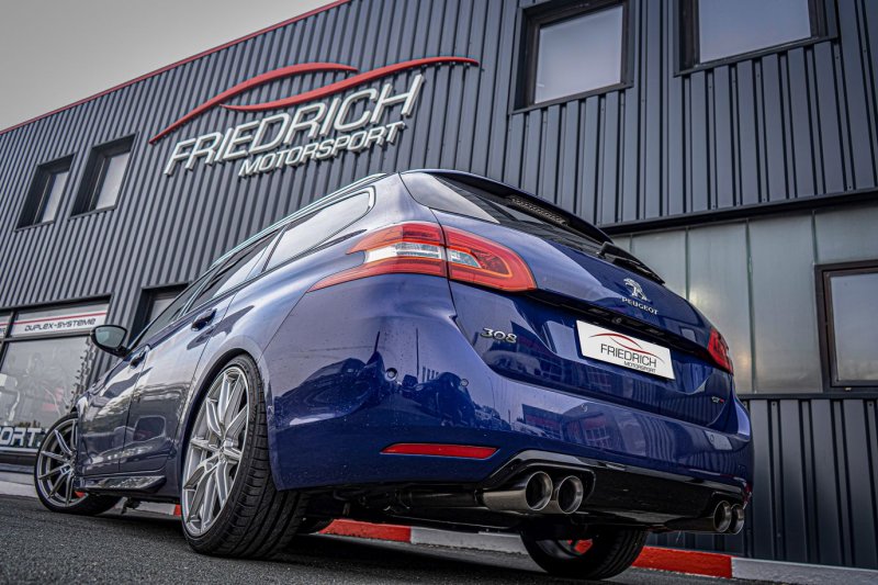 Friedrich Motorsport 76mm Duplex-Anlage Peugeot 308 SW 991527T-X3-X