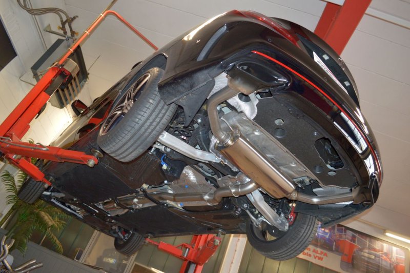 Friedrich Motorsport 76mm Duplex-Anlage mit Klappensteuerung Mercedes C/X117 CLA-Klasse 991606KLT-x3