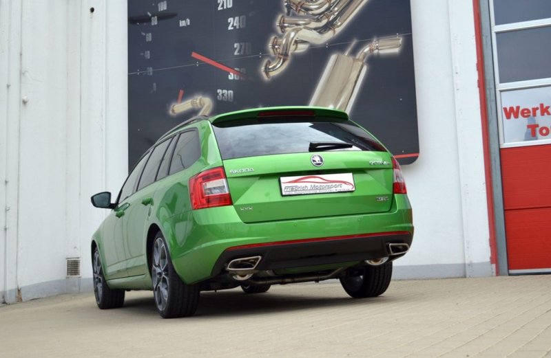 Friedrich Motorsport 76mm Duplex-Anlage Skoda Octavia RS 5E 992512AT-x3