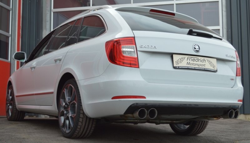 Friedrich Motorsport 2x55mm Duplex-Anlage Skoda Superb 3T 992518-X
