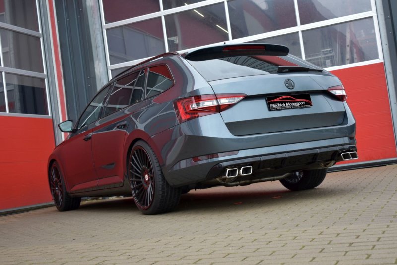Friedrich Motorsport 76mm Duplex-Anlage Skoda Superb 3V (3T) 992520OT-x3