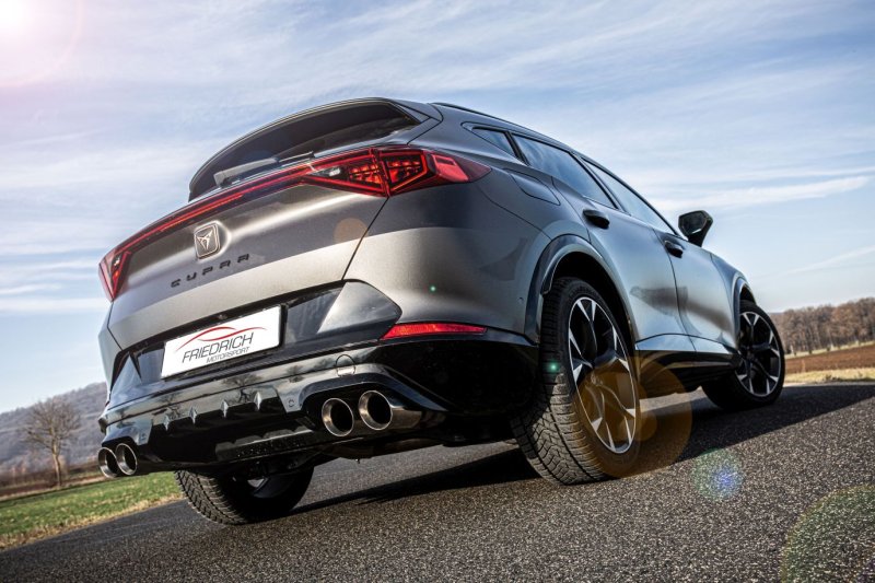Friedrich Motorsport 76mm Duplex-Anlage mit originaler Klappensteuerung Seat Cupra Formentor 992725KLT-x3-X