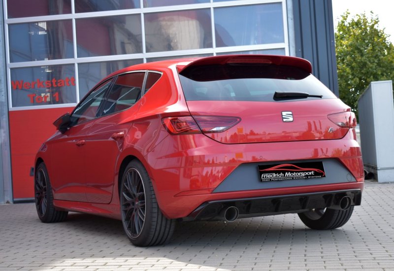 Friedrich Motorsport 76mm Duplexanlage Seat Leon 5F inkl. FR und SC 992750OT-x3-X