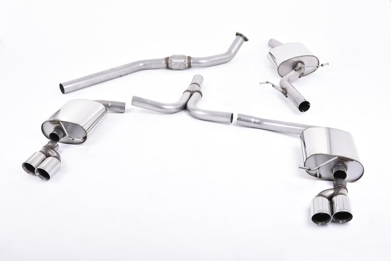Milltek Sportauspuff Audi A4 2.0 TFSI S line B8 (2WD and quattro manual-only) Saloon & Avant SSXAU249