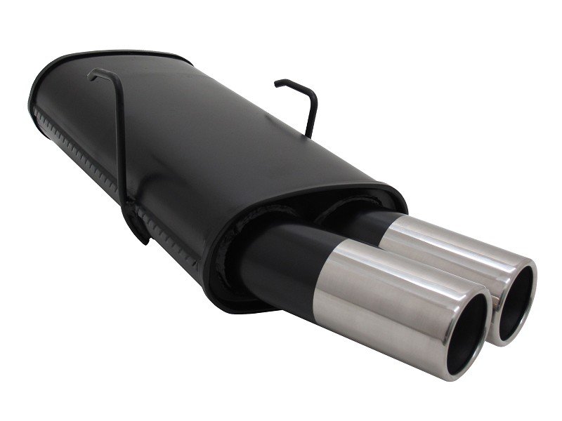 Novus Sport Endschalldämpfer für Peugeot 106 2x76mm A1062E76