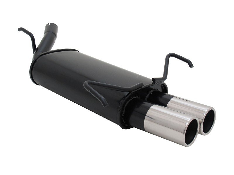 Novus Sport Endschalldämpfer für Opel Corsa C 2x76mm A1142E76