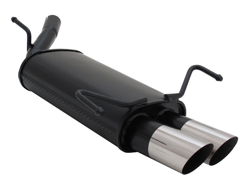 Novus Sport Endschalldämpfer für Opel Corsa C 2x76mm MS-Design A1142E76S