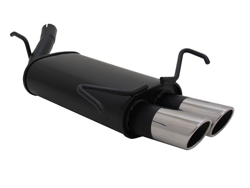 Novus Sport Endschalldämpfer für Opel Corsa C 2x76mm SR-Design A1142E76SR